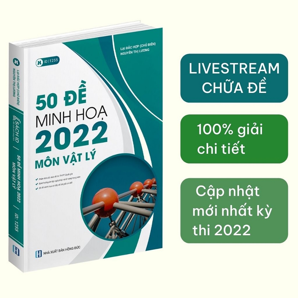 50 Đề Minh Họa 2022 Môn Vật Lý